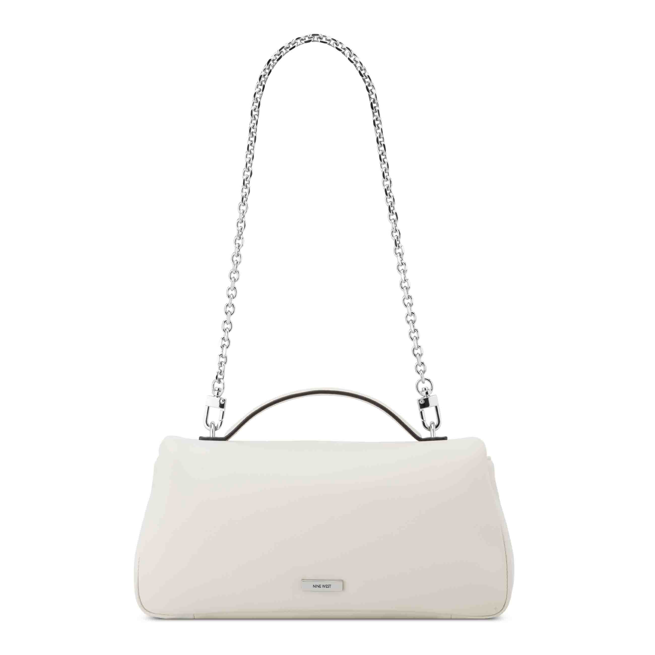 Georgena Flap Shoulder Bag Clutch - Milk | Nine West