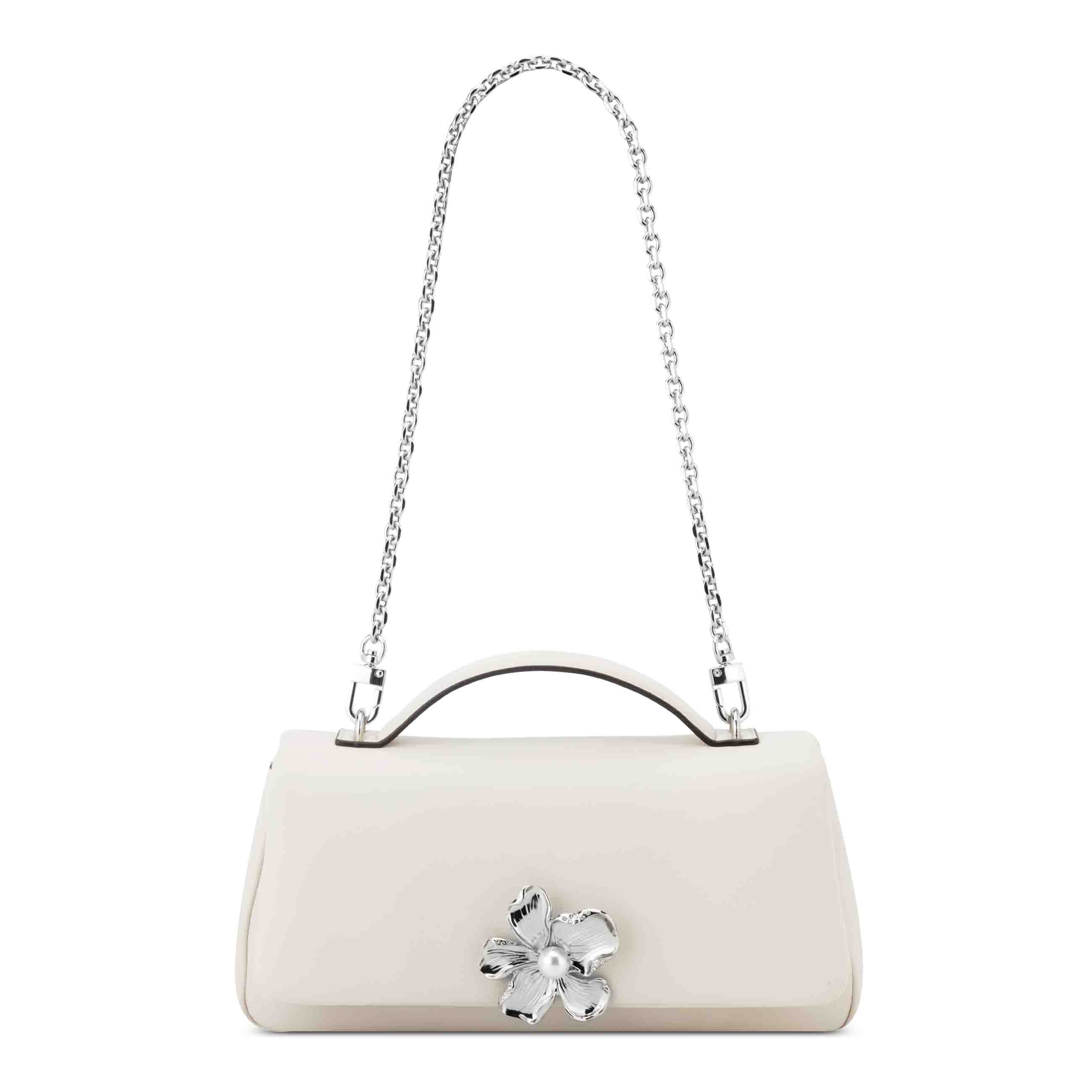 Georgena Flap Shoulder Bag Clutch - Milk | Nine West