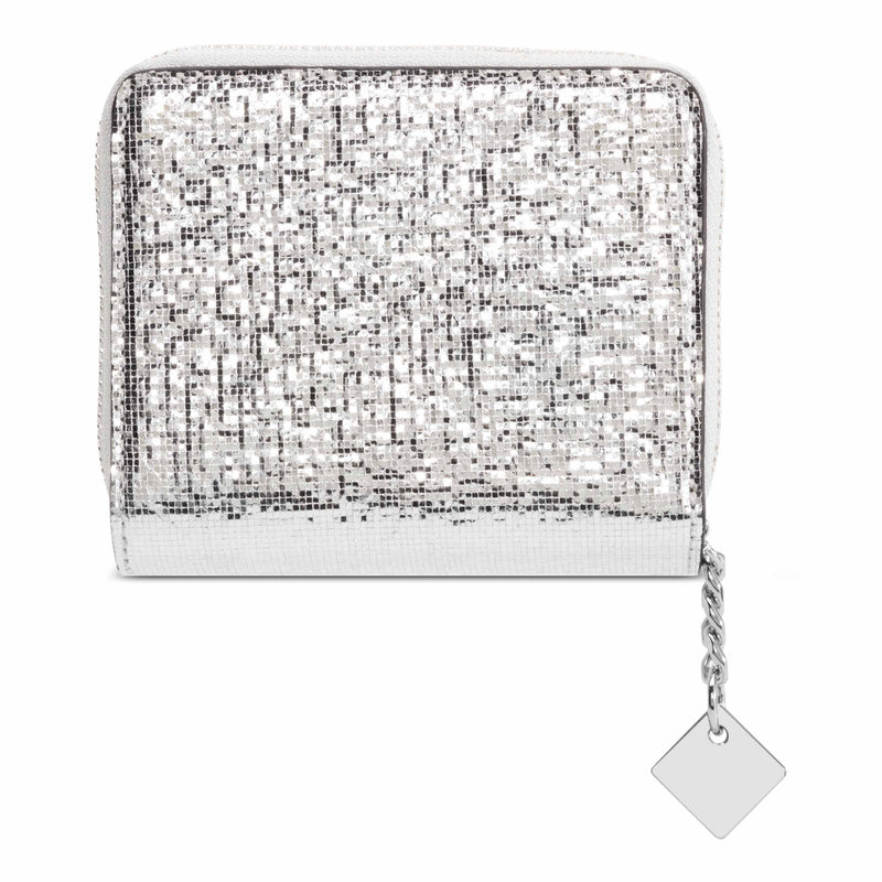 Kristina Zip Around Wallet with adornment