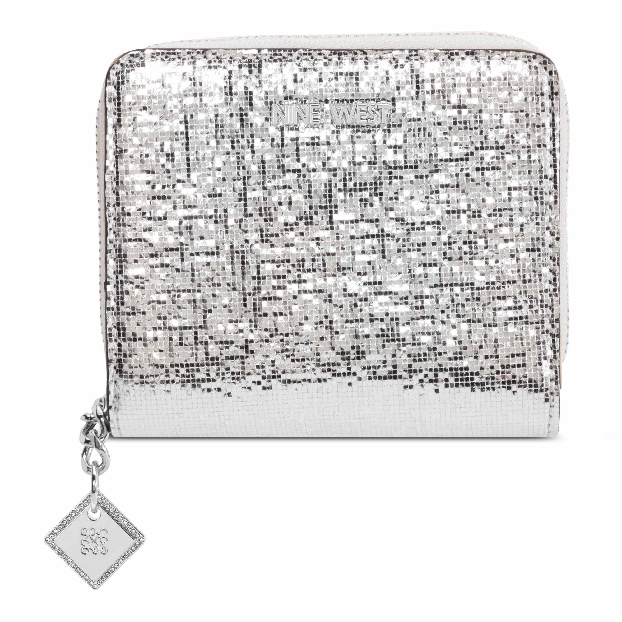 Kristina Zip Around Wallet with adornment