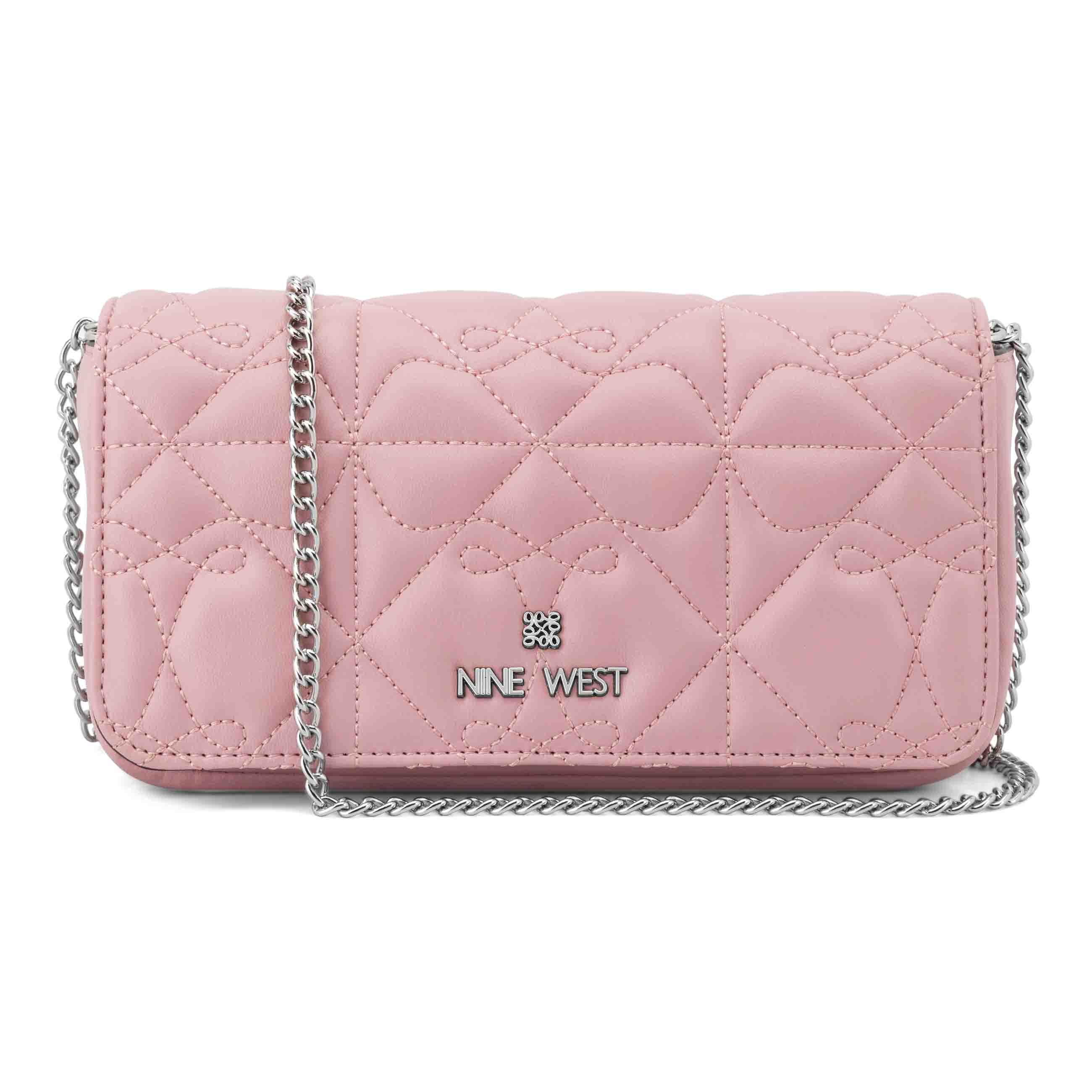 Kiersten Chain Phone Clutch Crossbody - Misty Rose | Nine West