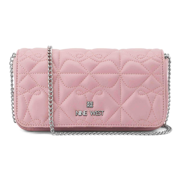 Kiersten Chain Phone Clutch Crossbody - Misty Rose | Nine West