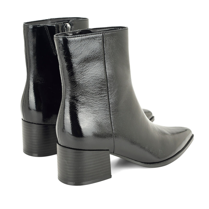 Becky Leather Booties