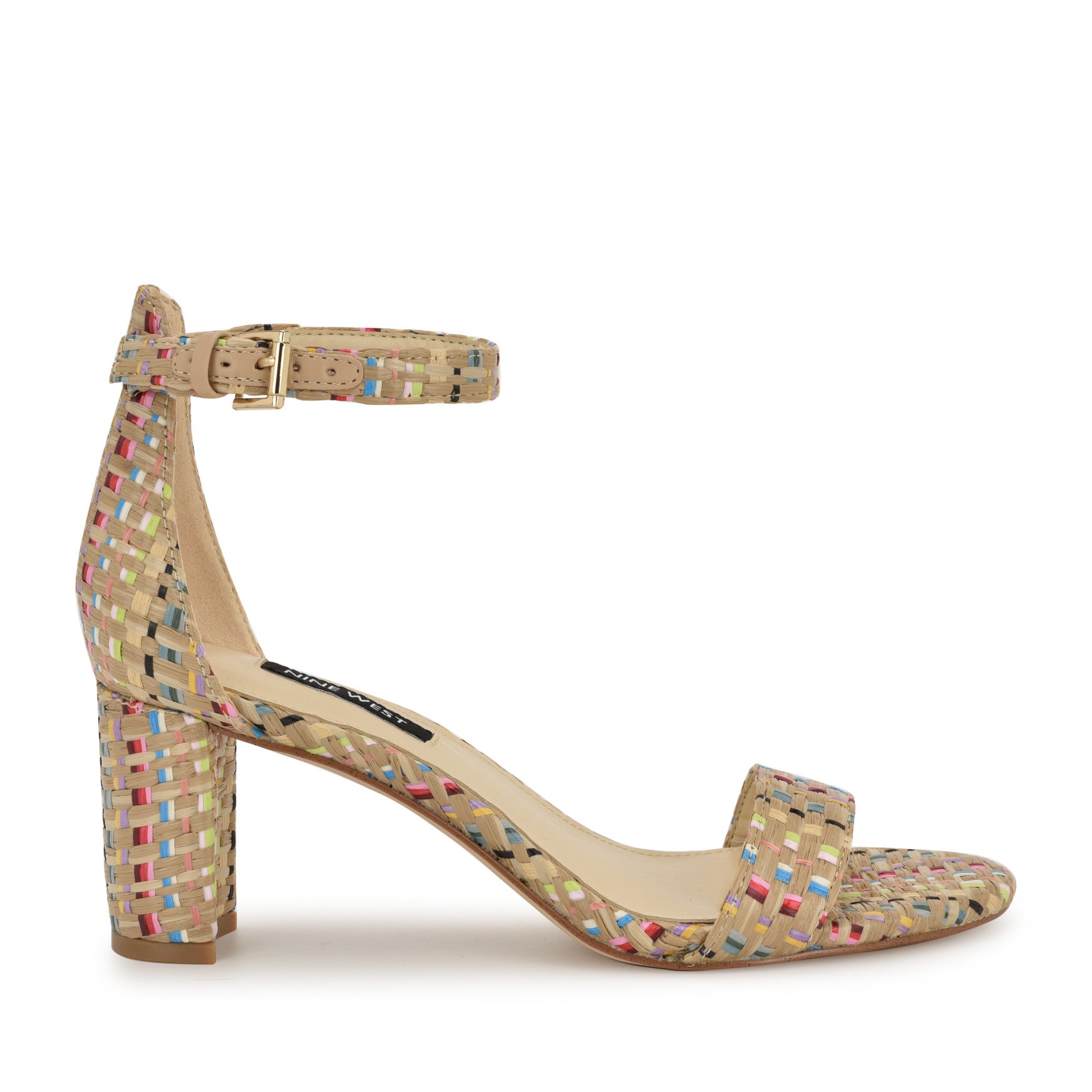 Pruce Ankle Strap Block Heel Sandals