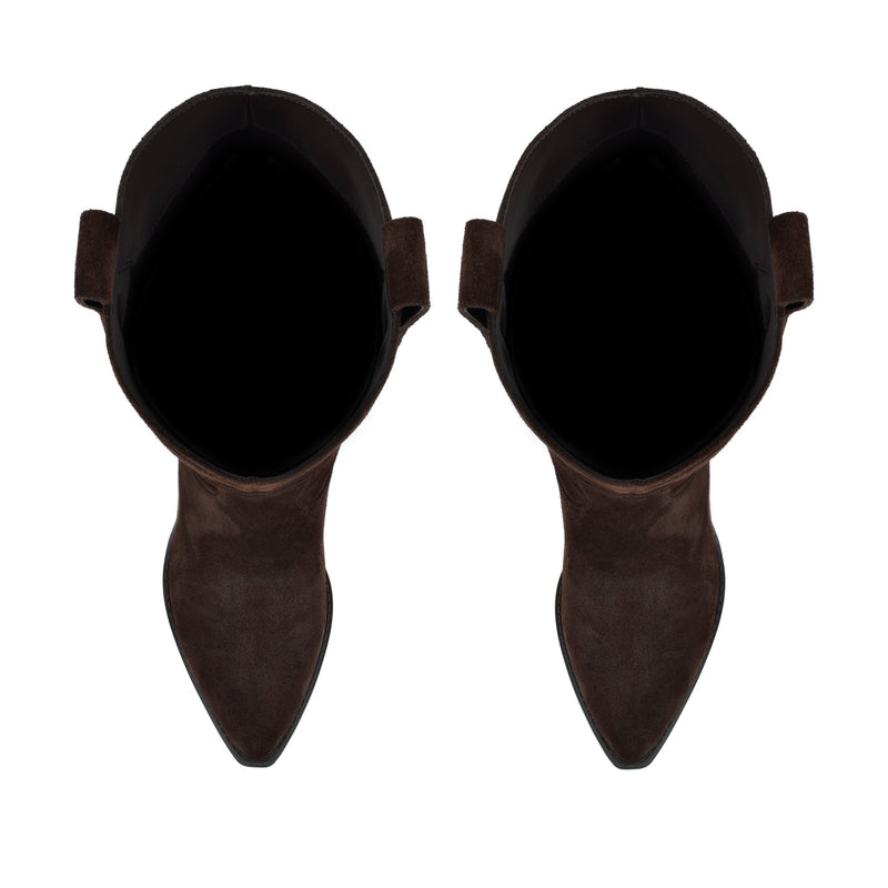 Asken Leather Western Boots