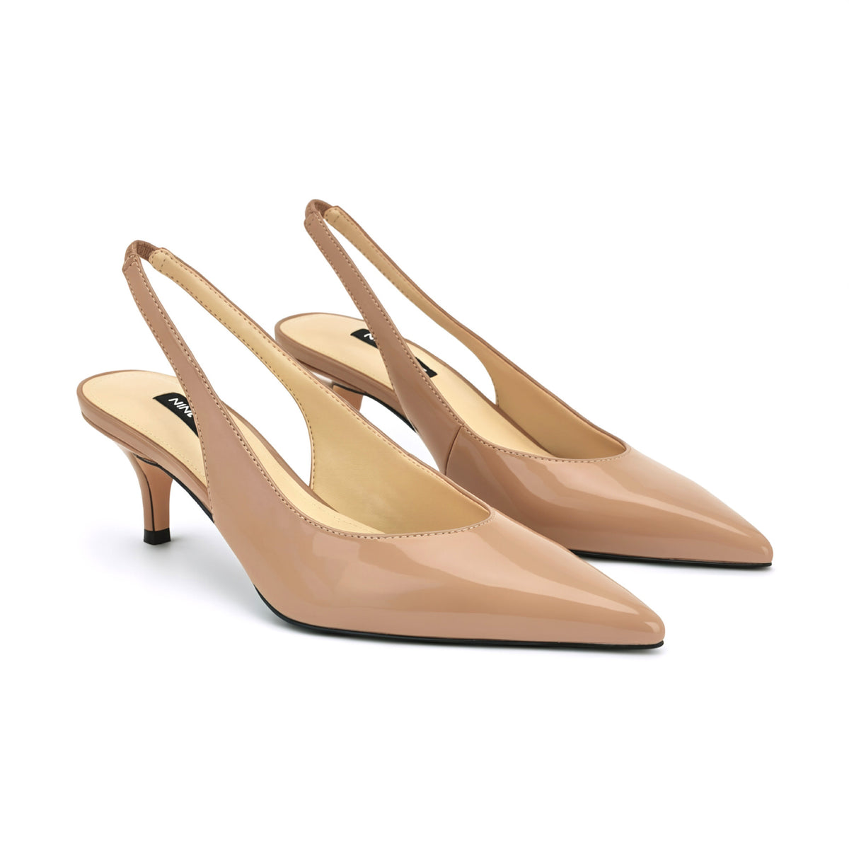 Cassy Kitten Heel Slingback Pumps