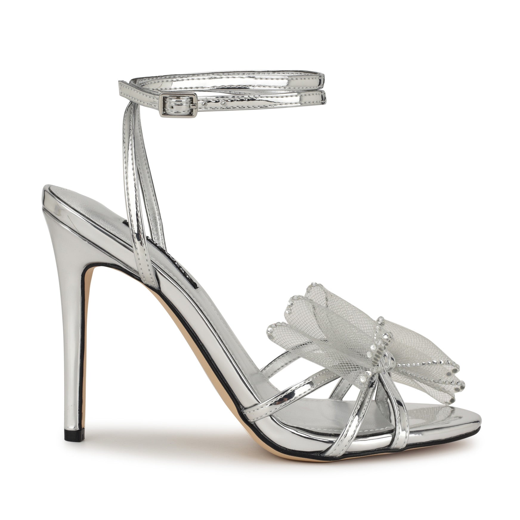 Minky Bow Heeled Sandals