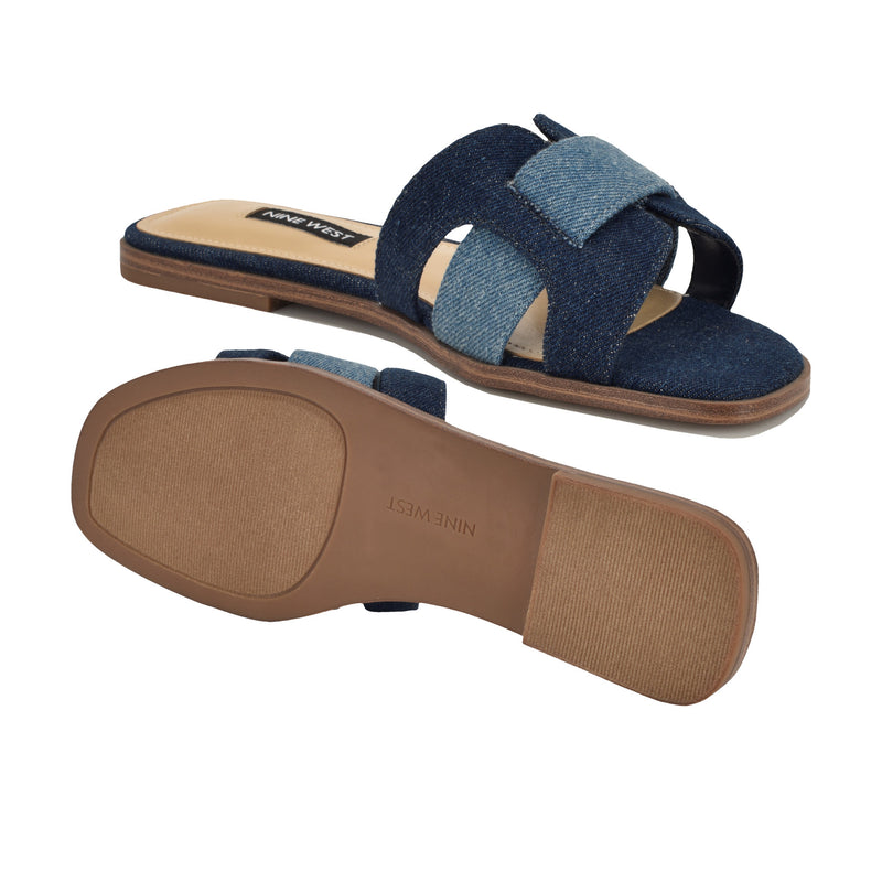Germani Flat Slide Sandals