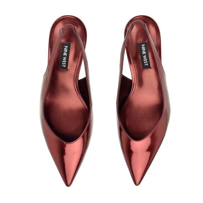 Cassy Kitten Heel Slingback Pumps