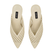 Grasso Woven Mule Pumps