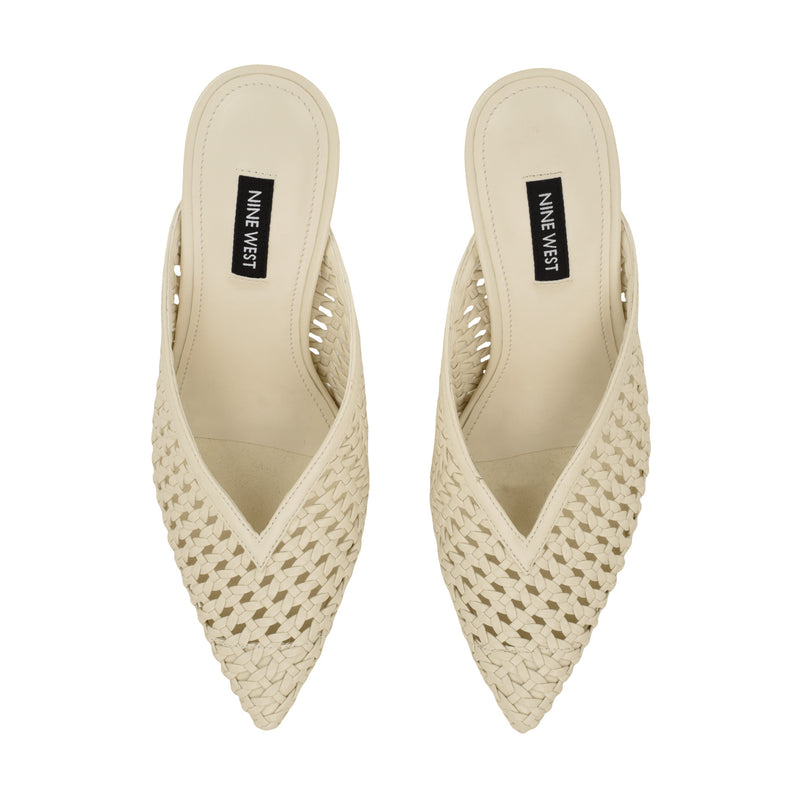 Grasso Woven Mule Pumps