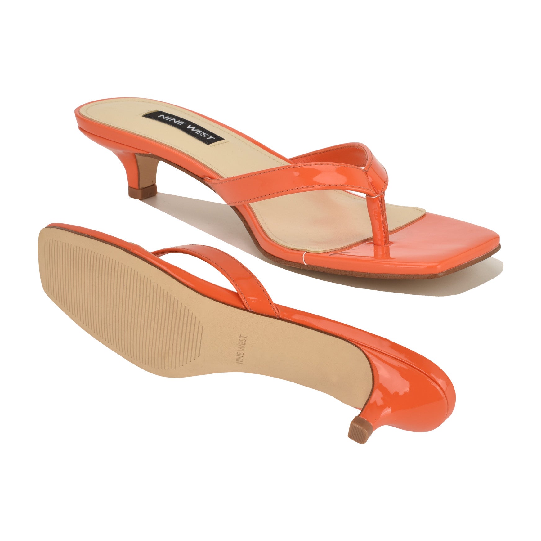 Cassa Thong Kitten Heel Sandals