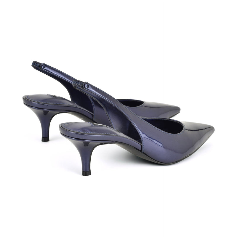 Cassy Kitten Heel Slingback Pumps
