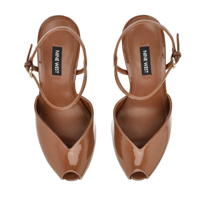 Kalissa Peep Toe Platform Heels