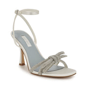 Ivid Rhinestone Bow Sandals