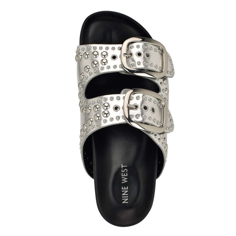 Flinne Studded Footbed Sandals