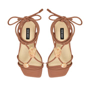 Niraa Ankle Wrap Flat Sandals
