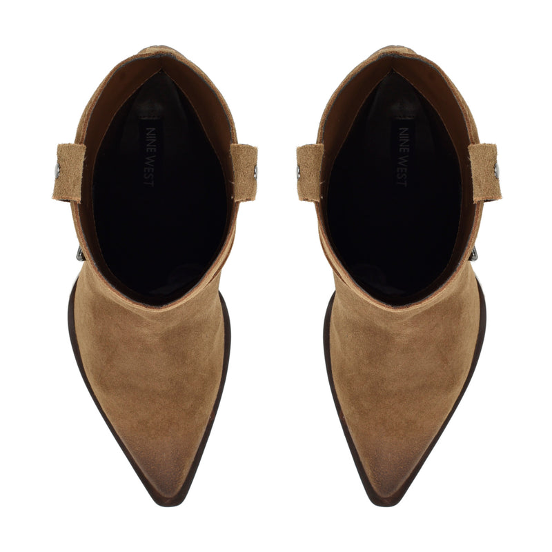 Weslie Leather Western Booties