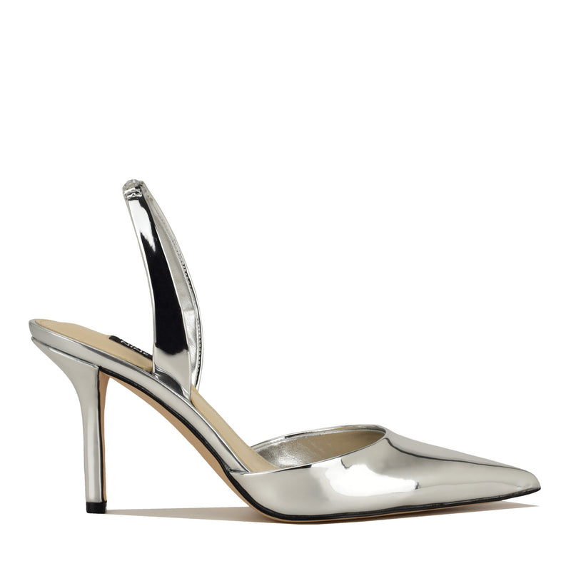nine west silver dress shoes Nine West Deonne Pump | Women's | Silver Metallic | Size 6.5