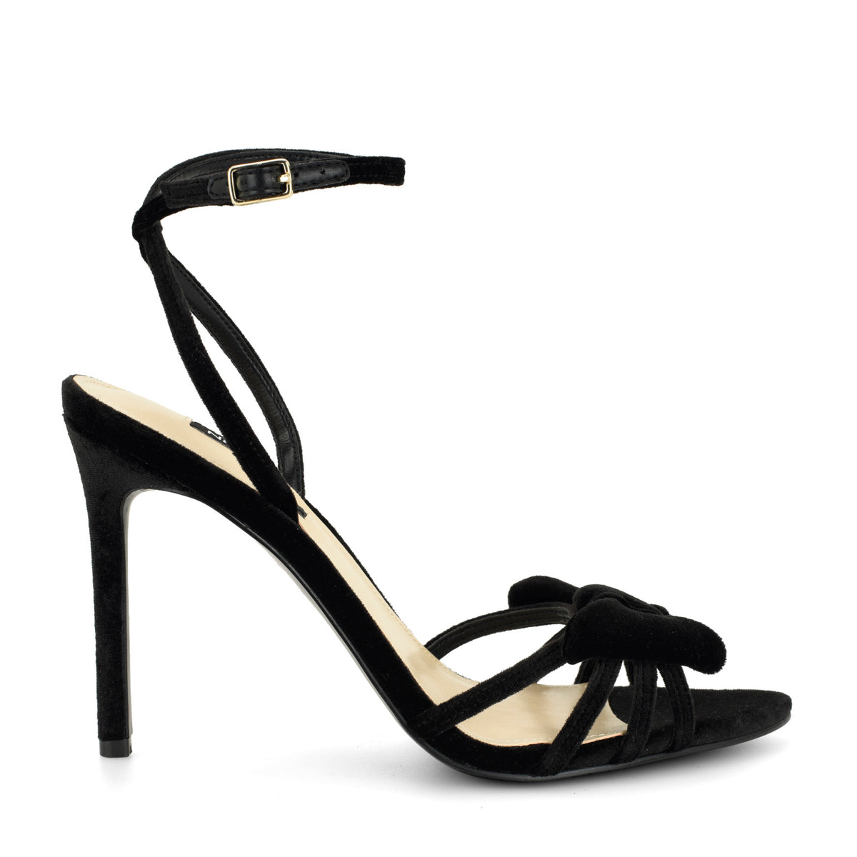 Queana Velvet Bow Sandals