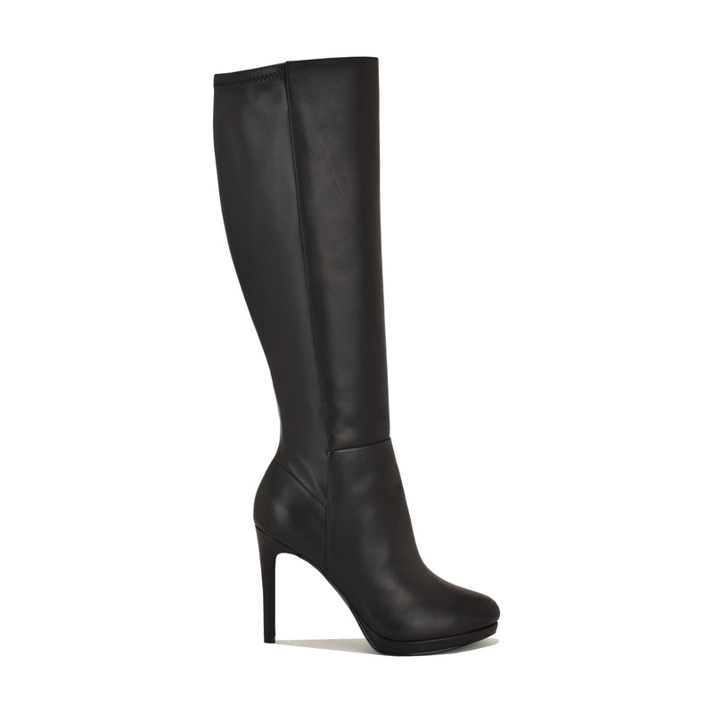 Quizme Platform Leather Boots