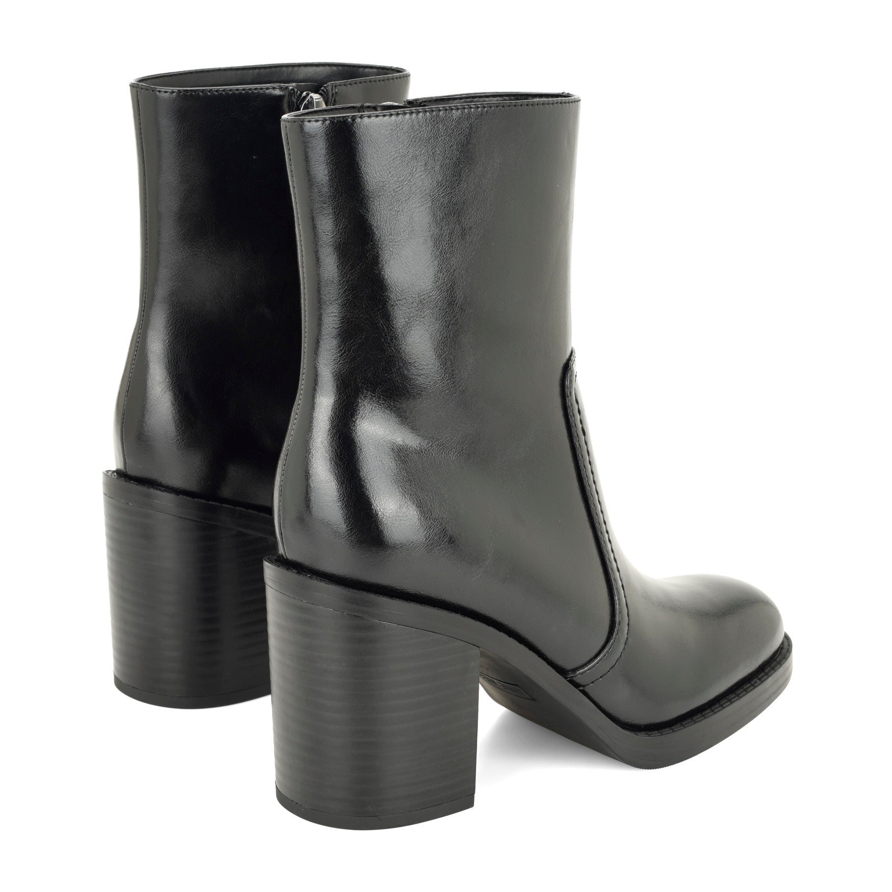 Boston Block Heel Booties