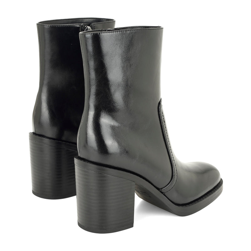 Boston Block Heel Booties