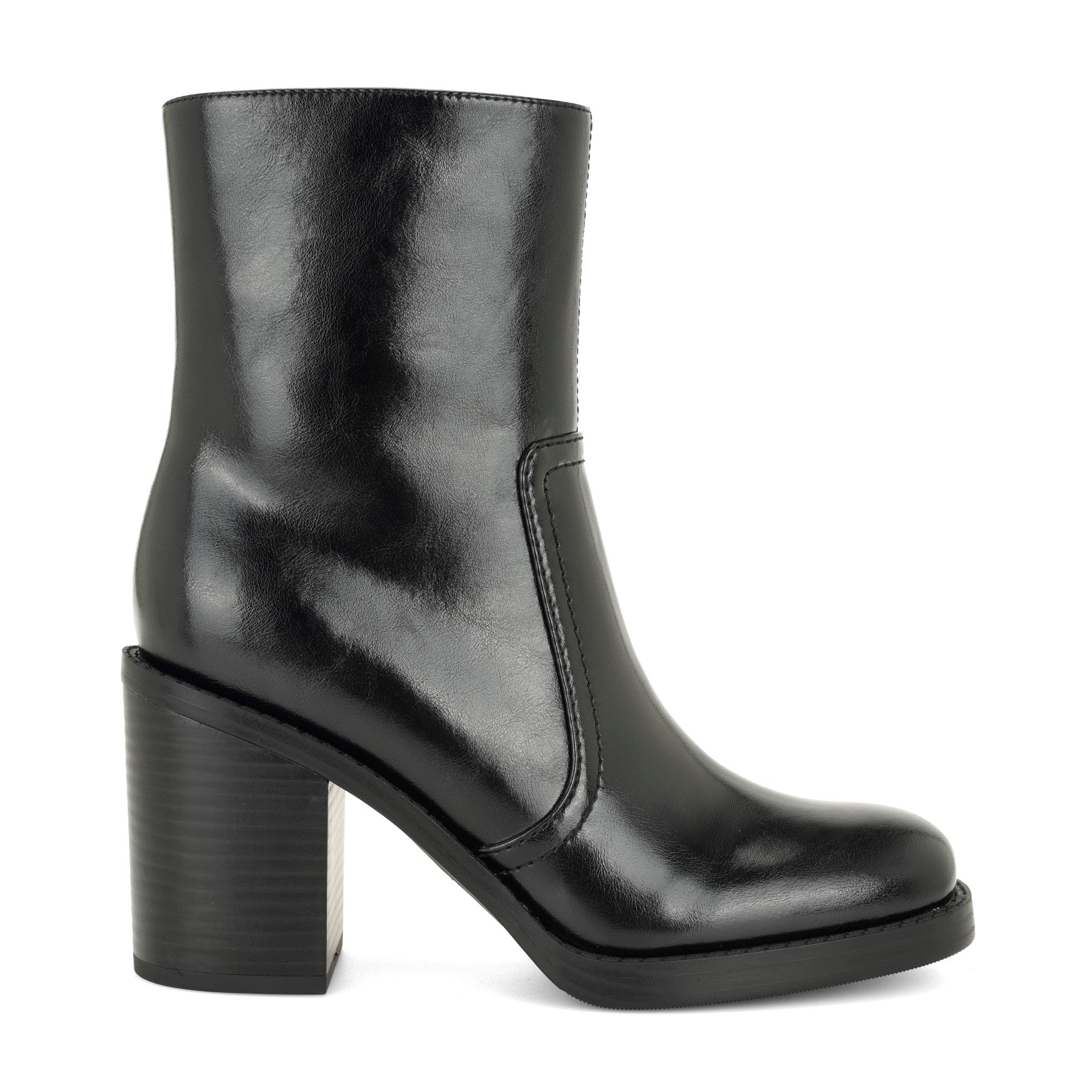 Boston Block Heel Booties