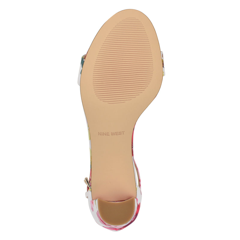 Pruce Ankle Strap Block Heel Sandals