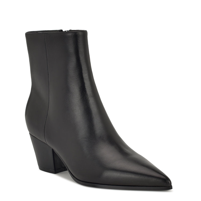 Savie Block Heel Pointy Toe Dress Booties