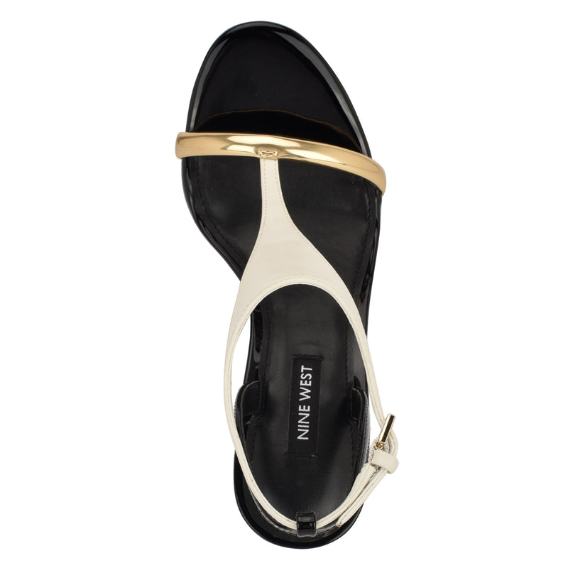 Nine West Women's Mandey Ankle Strap Sandal - Black - Sandal heels Nine West Women's Mandey Ankle Strap Sandal - Black - Sandal heels