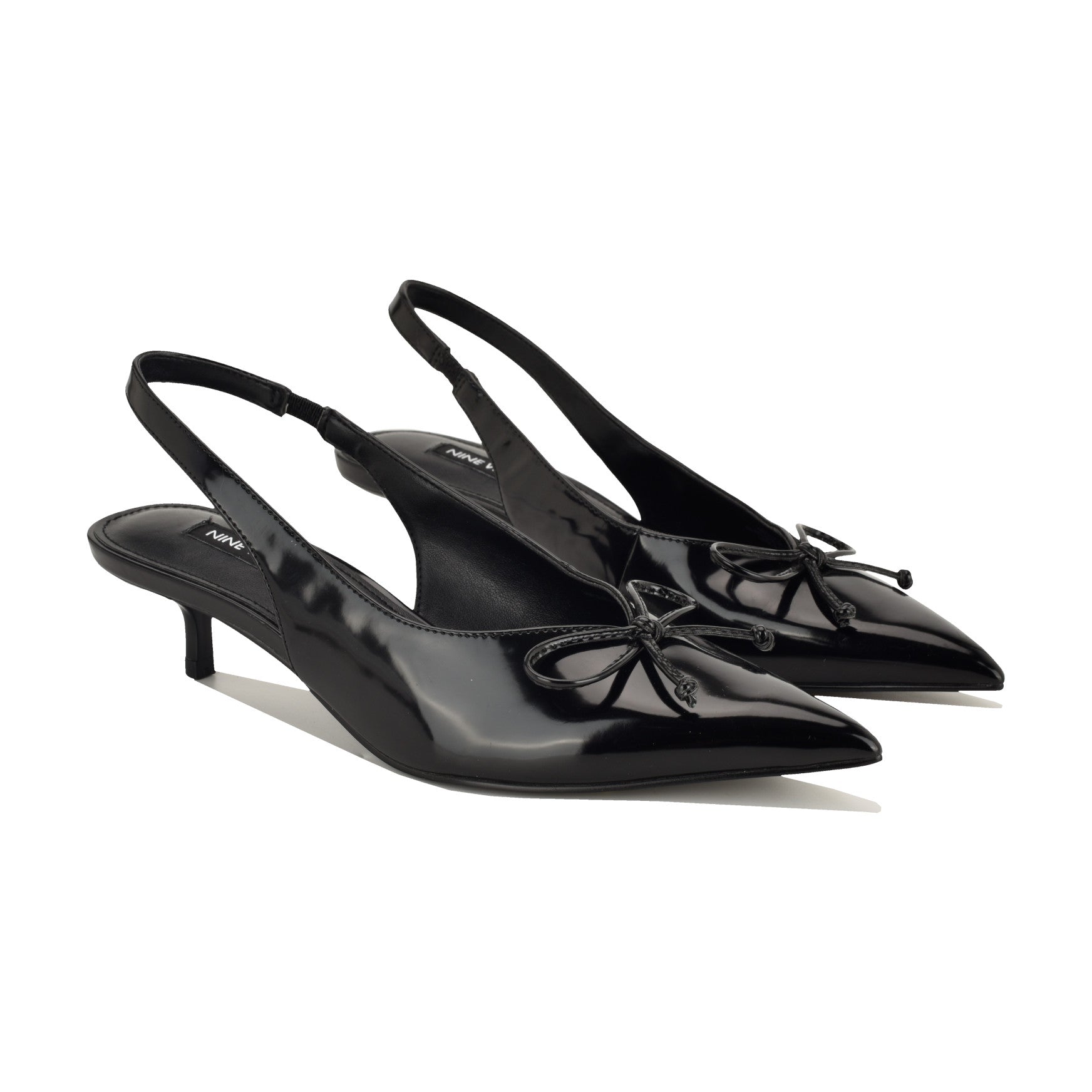 Evaa Kitten Heel Slingback Pumps