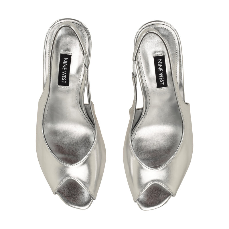 Pretta Peep Toe Slingback Pumps