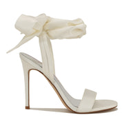 Mmonroe Ankle Wrap Satin Sandals