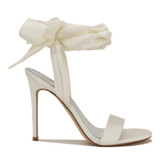 Mmonroe Ankle Wrap Satin Sandals
