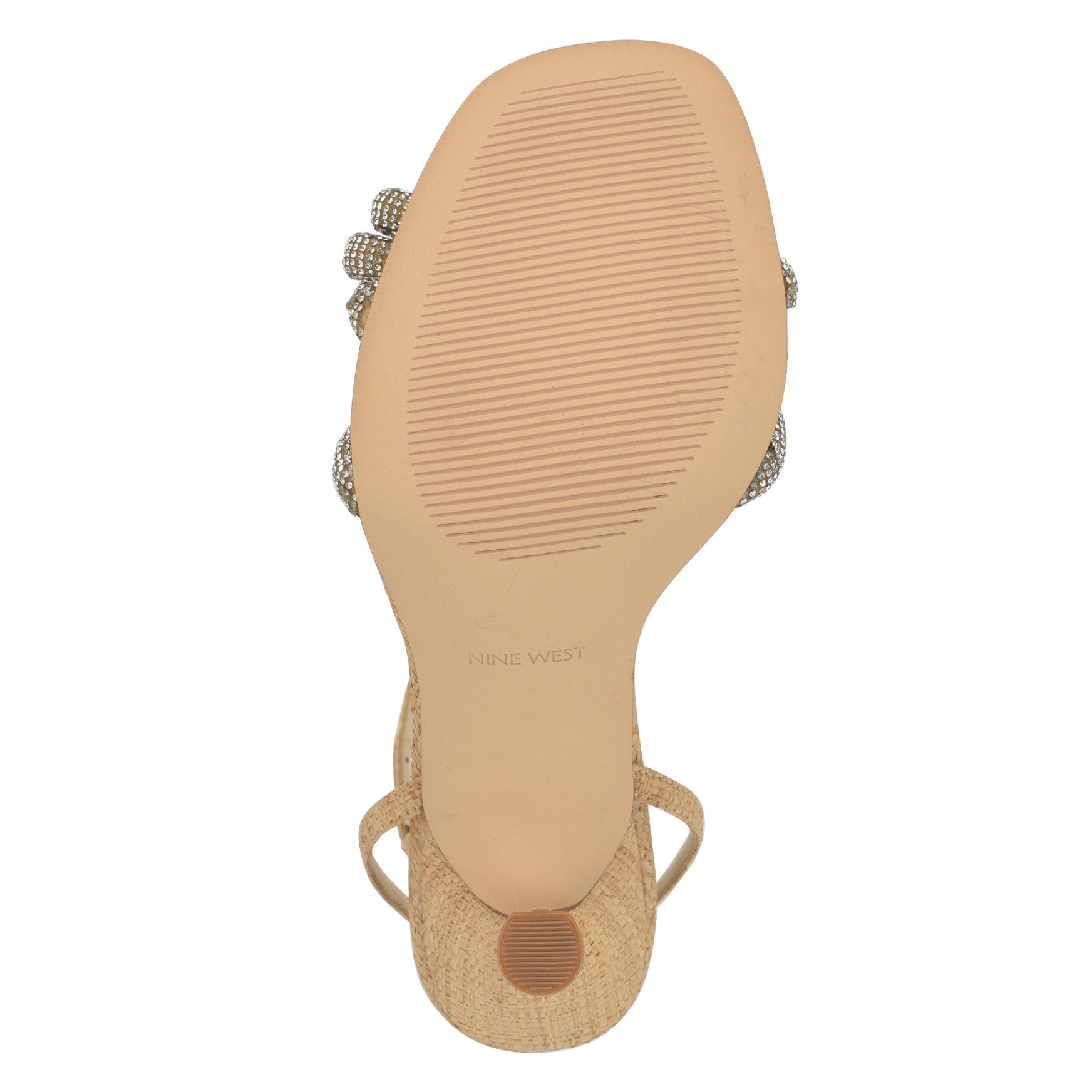 Ivid Rhinestone Bow Sandals