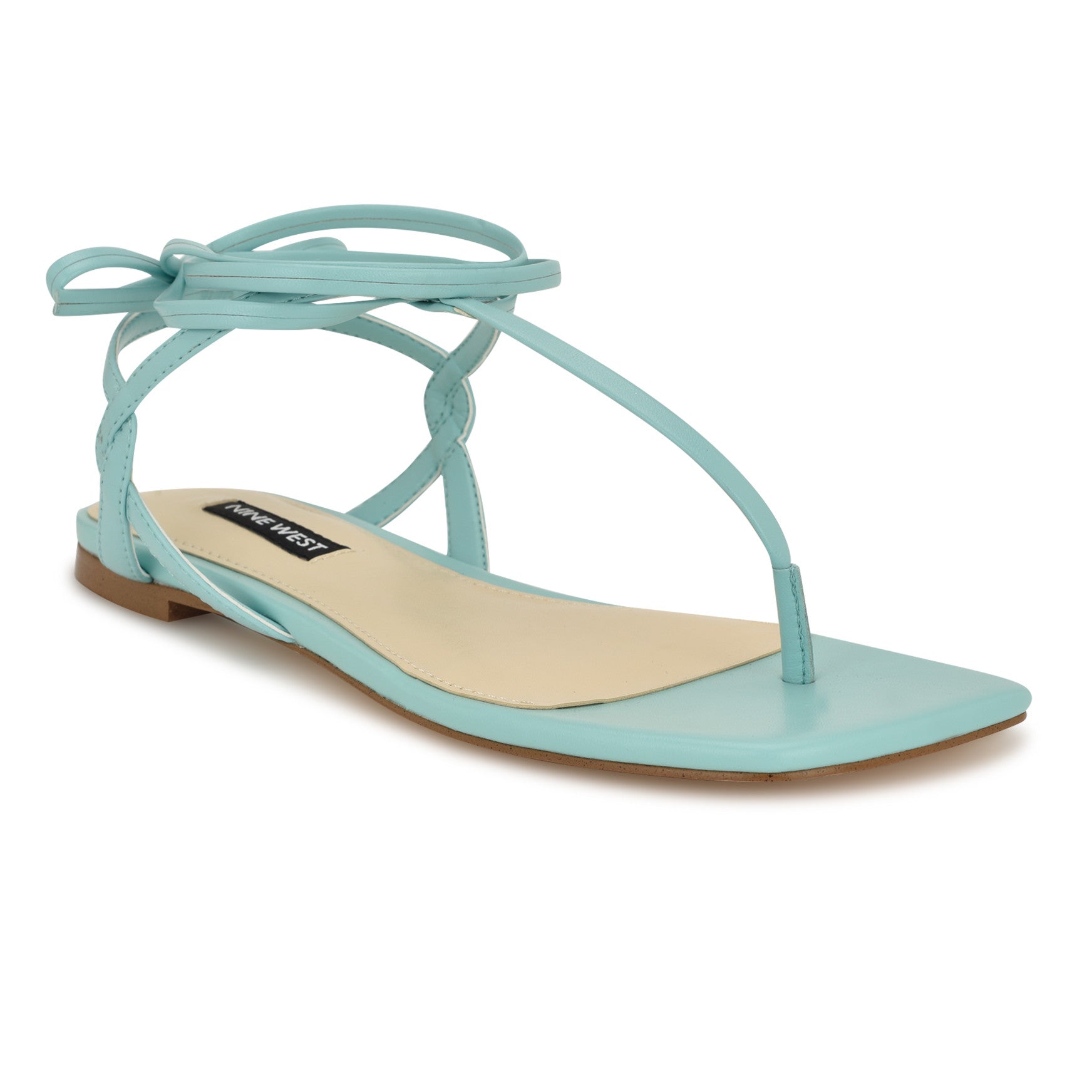 Norta Ankle Wrap Thong Sandals