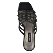 Grassa Block Heel Embellished Sandals