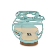 Norta Ankle Wrap Thong Sandals