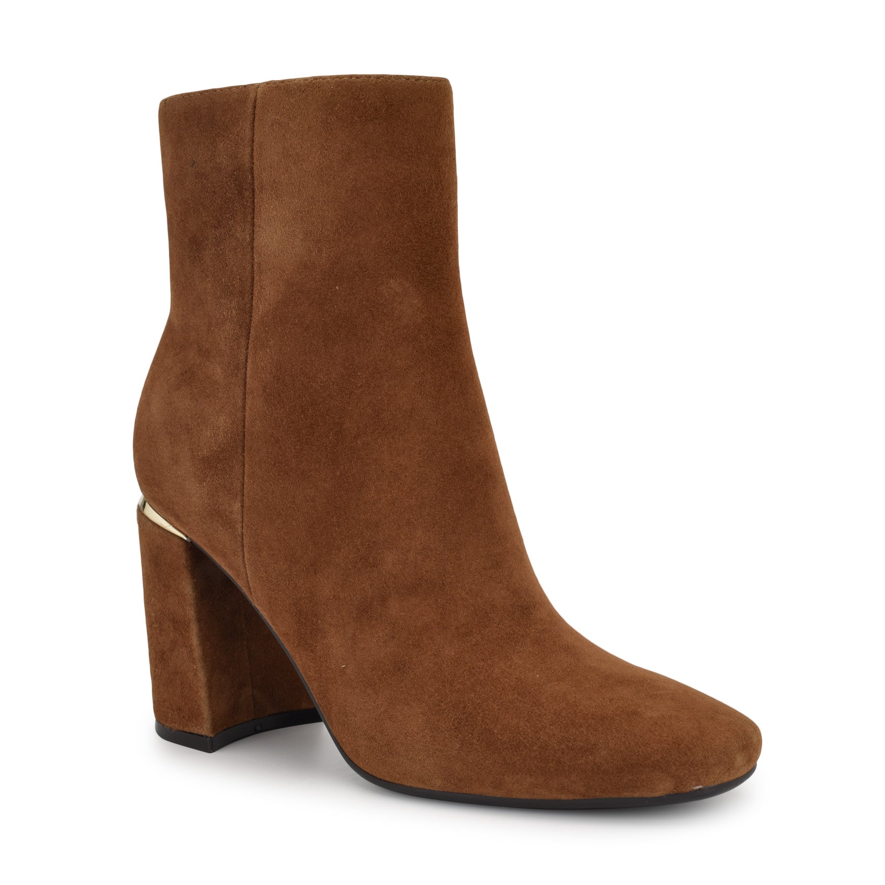 Ailet 9x9 Leather Square Toe Booties