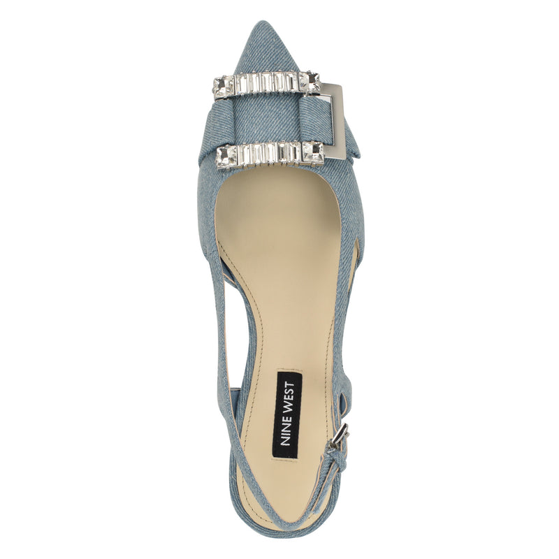 Neeri Pointy Toe Slingbacks