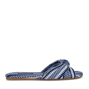 Lalta Knotted Flat Slide Sandals