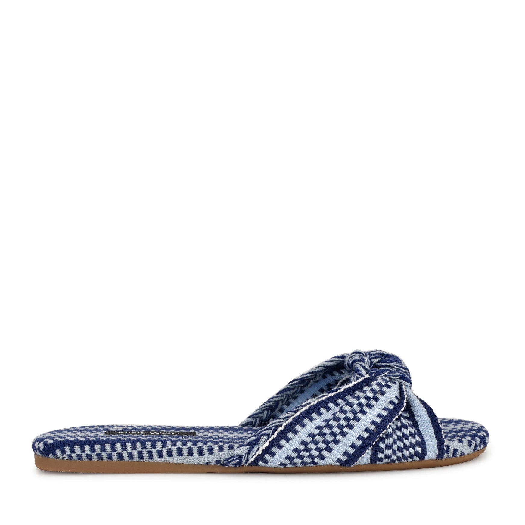 Lalta Knotted Flat Slide Sandals