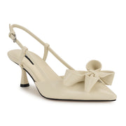 Raska Bow Slingback Pumps