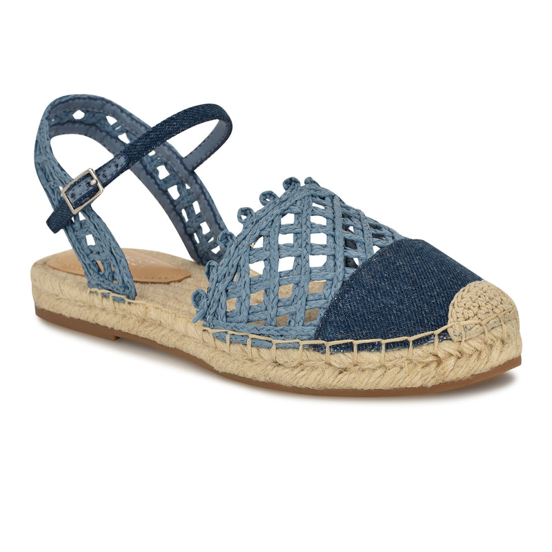 Darby Cap Toe Espadrille Flats