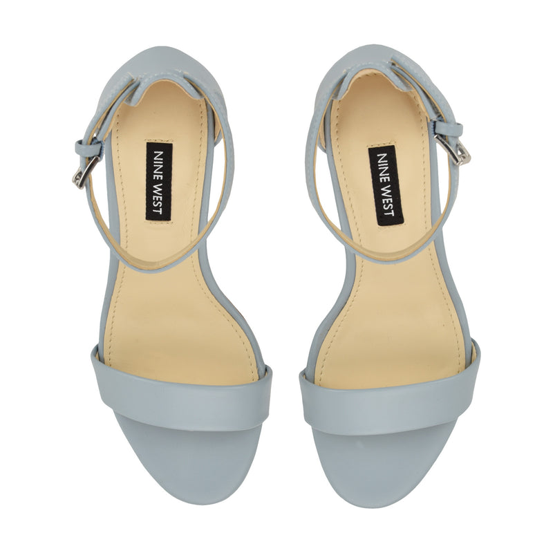 Pruce Ankle Strap Block Heel Sandals