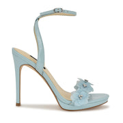 Lovely Flower Platform Sandals