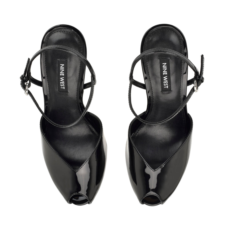 Kalissa Peep Toe Platform Heels