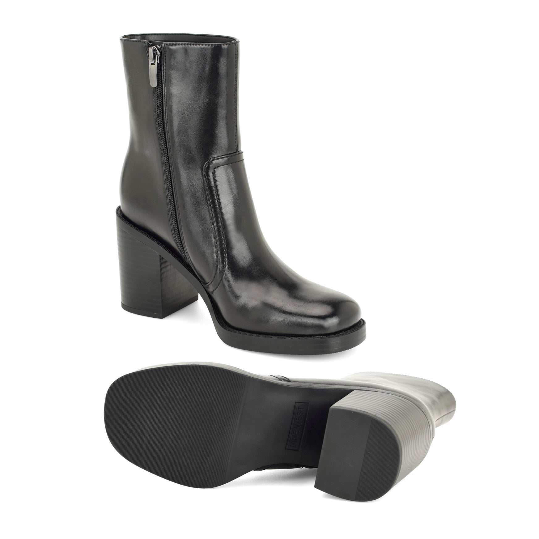 Boston Block Heel Booties