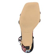 Raqchel Rhinestone Bow Ankle Wrap Sandals